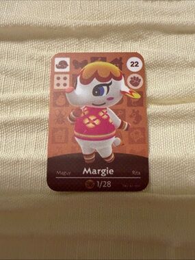 Margie Animal Crossing Amiibo Card Unofficial Villager NFC